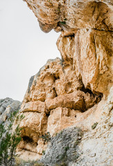Desert Hiking and Climbing Rock Caves in Big Bend Texas 