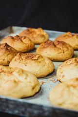 hot bread, fresh from the oven, homemade bread