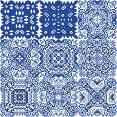 Ceramic tiles azulejo portugal.