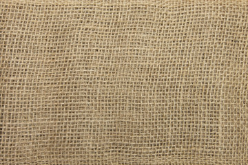 Old, rough hessian sack cloth texture