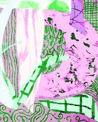 Abstract watercolor composition drawing painting line texture art design background