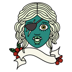 orc rogue character face illustration