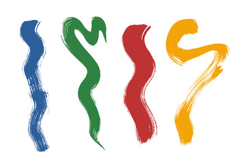 Creative design of art spalsh ink satain