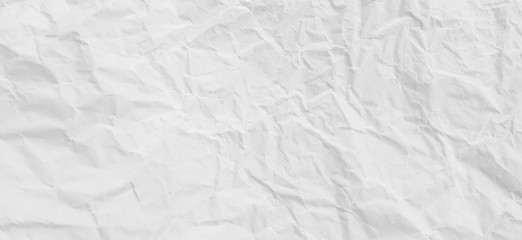 Fototapeta premium White paper sheet texture background with crumpled wrinkled and rough pattern
