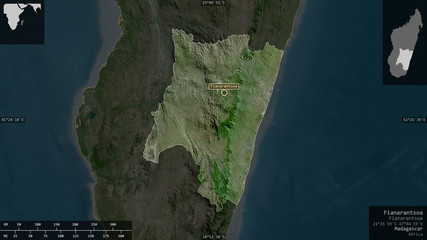 Fianarantsoa, Madagascar - composition. Satellite © Yarr65