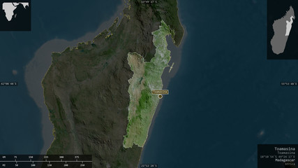 Toamasina, Madagascar - composition. Satellite © Yarr65