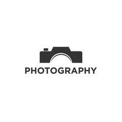 Creative Photography Concept Logo Design Template