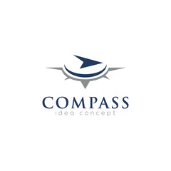 Creative Compass Concept Logo Design Template