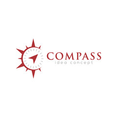 Creative Compass Concept Logo Design Template