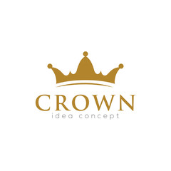 Crown Concept Logo Design Template