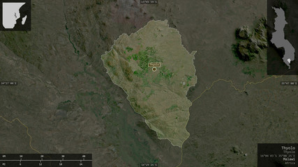 Thyolo, Malawi - composition. Satellite