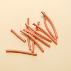 Flat lay image of sweets/lollies/candies. Perfect for lolly shop, candy shop, sweets shop.