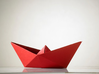 Fototapeta premium paper boat