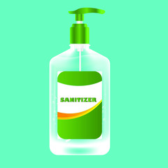 bottle of antiseptic for your protection