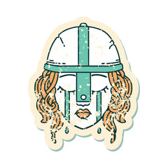 crying human fighter grunge sticker