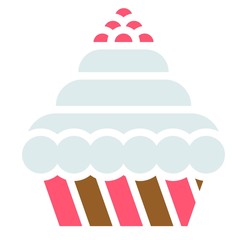 Cupcake or Muffin, Baked good vector icon