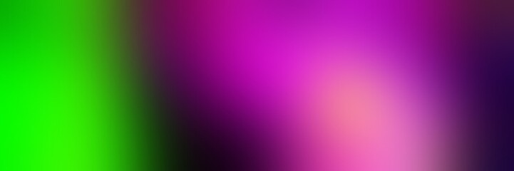 abstract blurred backdrop with neon green, medium violet red and very dark blue colors. blurred design element can be used for your project as wallpaper, background or texture