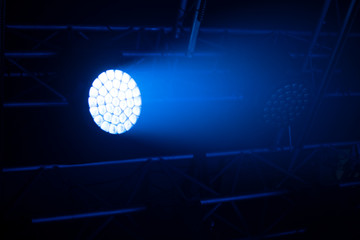 rays of light illuminate the scene