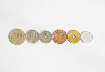 日本の各硬貨