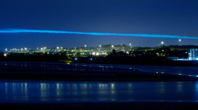 Runcorn Mersey night shot