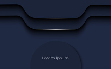 Fototapeta premium Dark abstract background with light gold Premium Vector