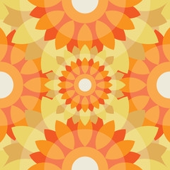 Abstract repeating tiles pattern can be used for fabric, background, wallpaper