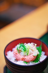 具沢山のネギトロ丼