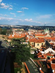 view of prague from above