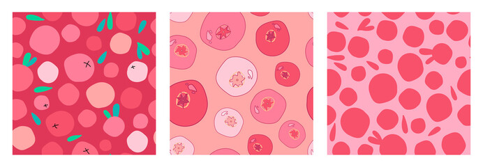 three cranberry patterns