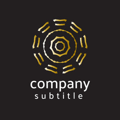 ornament gold logo