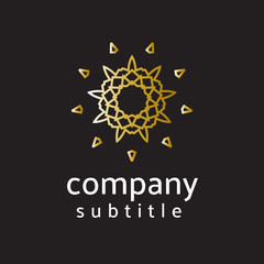 ornament gold logo