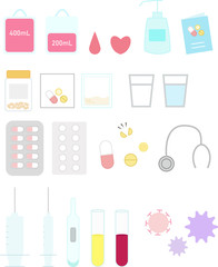 献血のイラストセット