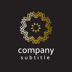 ornament gold logo