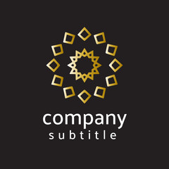 ornament gold logo