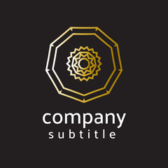 ornament gold logo