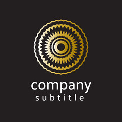 ornament gold logo