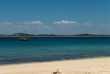 Point de vue depuis Nosy Ankarea dans l'Archipel Mitsio - Madagascar.