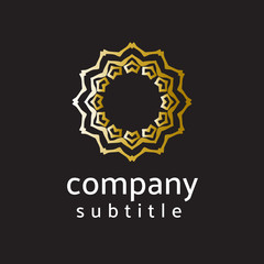 ornament gold and silver logo
