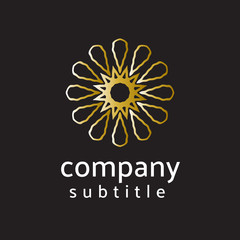 ornament gold and silver logo