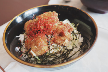 Teriyaki Chicken with Rice Is a menu that tourists love very much while traveling to the city of furano
