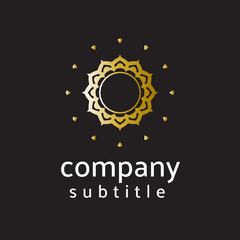 ornament gold and silver logo