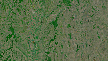 Cantemir, Moldova - outlined. Satellite