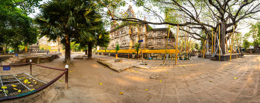 Panorama of Chet Yod temple