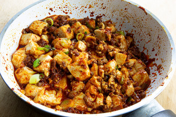 Mapo tofu with Chinese douban paste