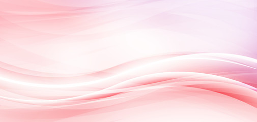 光輝くウェーブ　ピンクの背景 
