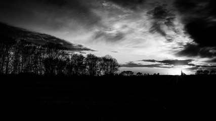 Sunset black&white © Konrad