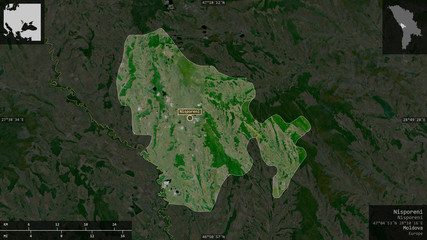 Nisporeni, Moldova - composition. Satellite