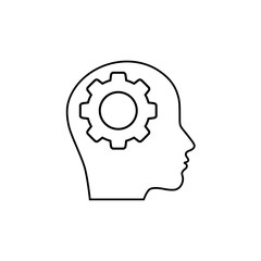 Critical Thinking icon isolated on white background