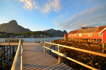 Fototapeta na wymiar Natural landscape of lofoten island, Norway
