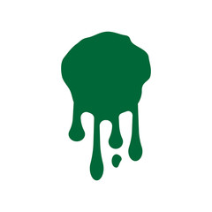 Paint drip icon for graffiti blob stickers. vector illustration